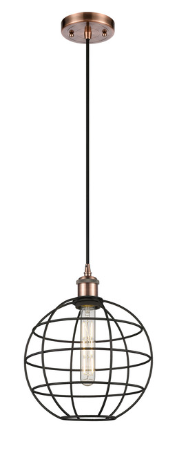 INNOVATIONS 516-1P-AC-CE-10-BK Lake Placid 1 10 inch Multi Pendant Antique Copper INNOVATIONS 516-1P-AC-CE-10-BK Lake Placid 1 10 inch Multi Pendant Antique Copper