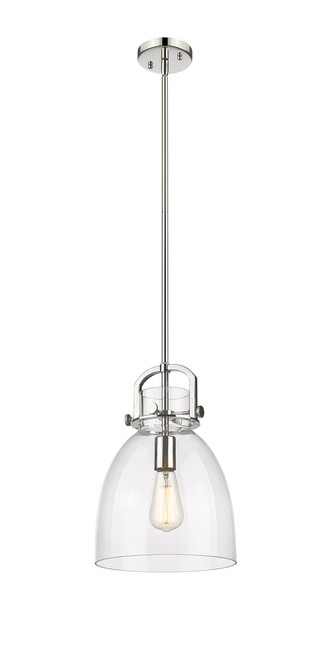 INNOVATIONS 410-1SM-PN-G412-10CL Newton Bell 1 10 inch Multi Pendant Polished Nickel