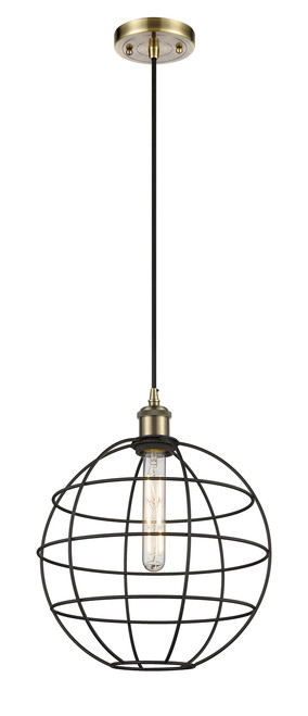 INNOVATIONS 516-1P-AB-CE-12-BK Lake Placid 1 12 inch Multi Pendant Antique Brass INNOVATIONS 516-1P-AB-CE-12-BK Lake Placid 1 12 inch Multi Pendant Antique Brass