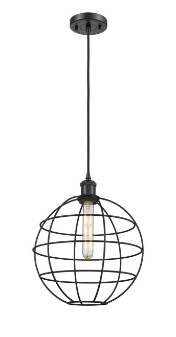 INNOVATIONS 516-1P-BK-CE-12-BK Lake Placid 1 12 inch Multi Pendant Matte Black