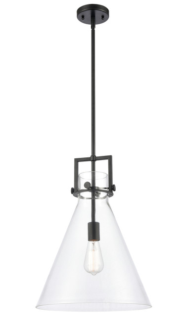 INNOVATIONS 411-1SL-BK-G411-14CL Newton Cone 1 14 inch Multi Pendant Matte Black