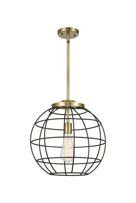 INNOVATIONS 221-1S-AB-CE-16-BK Lake Placid 1 16 inch Multi Pendant Antique Brass INNOVATIONS 221-1S-AB-CE-16-BK Lake Placid 1 16 inch Multi Pendant Antique Brass