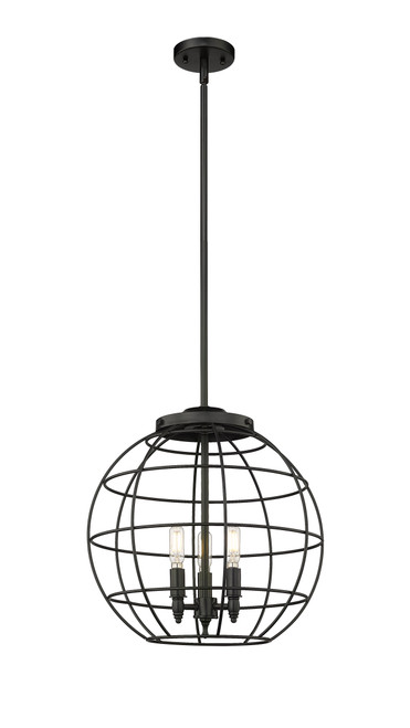 INNOVATIONS 221-3S-BK-CE-16-BK Lake Placid 3 16 inch Multi Pendant Matte Black INNOVATIONS 221-3S-BK-CE-16-BK Lake Placid 3 16 inch Multi Pendant Matte Black
