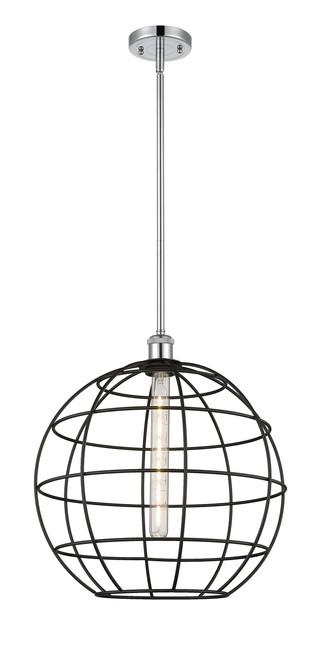 INNOVATIONS 516-1S-PC-CE-16-BK Lake Placid 1 16 inch Multi Pendant Polished Chrome