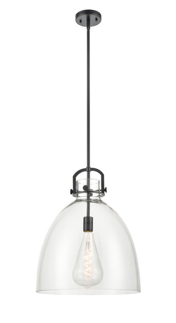 INNOVATIONS 410-1SL-BK-G412-16CL Newton Bell 1 16 inch Multi Pendant Matte Black