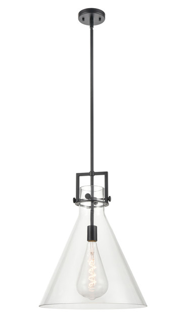 INNOVATIONS 411-1SL-BK-G411-16CL Newton Cone 1 16 inch Multi Pendant Matte Black