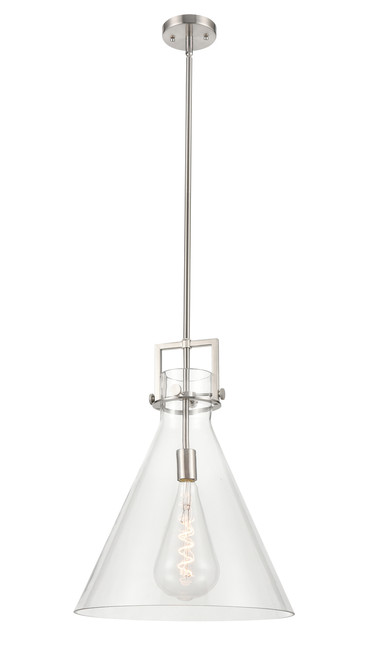 INNOVATIONS 411-1SL-SN-G411-16CL Newton Cone 1 16 inch Multi Pendant Satin Nickel