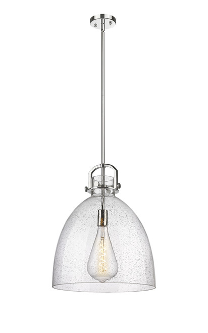 INNOVATIONS 410-1SL-PN-G412-16SDY Newton Bell 1 16 inch Multi Pendant Polished Nickel