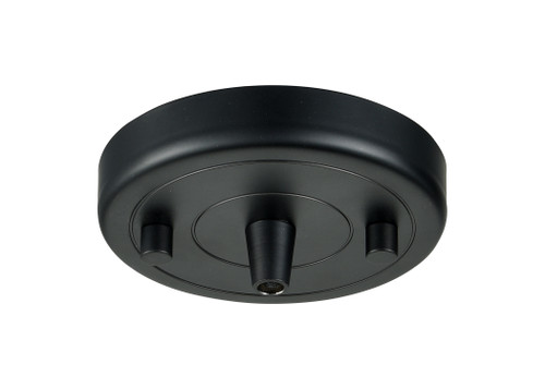 INNOVATIONS 101-BK Single Port Round Canopy & Hardware Matte Black