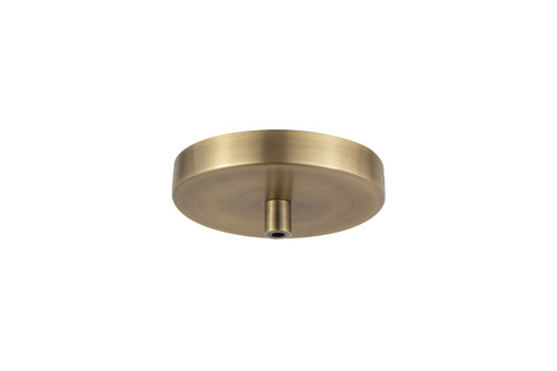 INNOVATIONS 100-BB Single Port Round Canopy & Hardware Brushed Brass