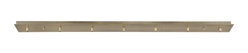 INNOVATIONS 127-AB 7 Light Rectangular Multi Port Canopy Antique Brass