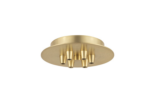 INNOVATIONS 106-SG 6 Light Round Multi Port Canopy Satin Gold
