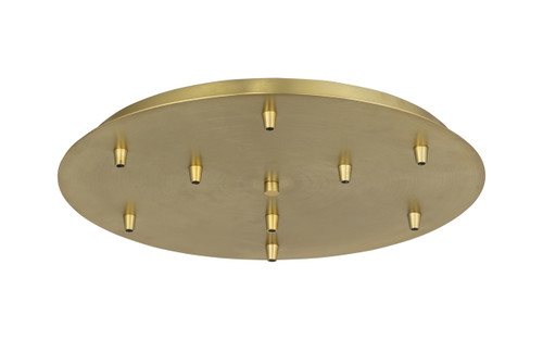 INNOVATIONS 119-SG 9 Light Round Multi Port Canopy Satin Gold