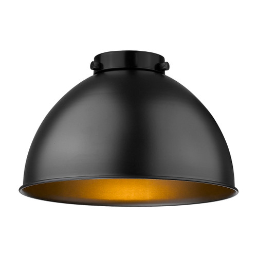 INNOVATIONS MFD-10-BK Ballston Urban Light 10 inch Matte Black Metal Shade