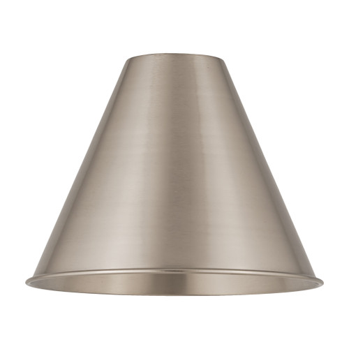 INNOVATIONS MBC-12-SN Ballston Cone Light 12 inch Brushed Satin Nickel Metal Shade