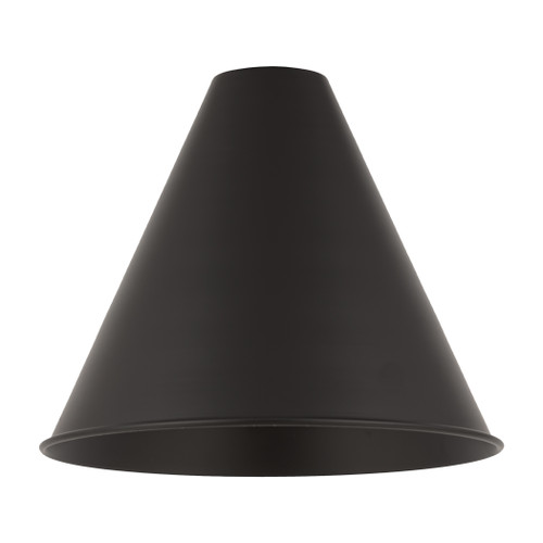 INNOVATIONS MBC-16-BK Ballston Cone Light 16 inch Matte Black Metal Shade