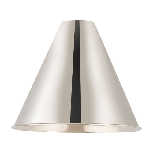 INNOVATIONS MBC-16-PN Ballston Cone Light 16 inch Polished Nickel Metal Shade