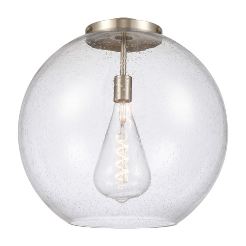 INNOVATIONS G124-18 Athens Light 17.75 inch Seedy Glass