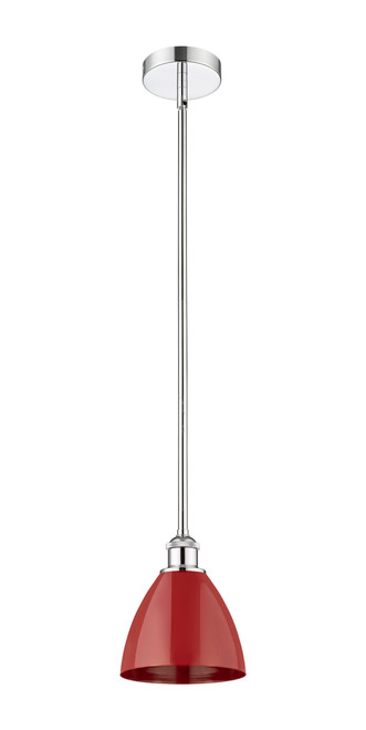 INNOVATIONS 616-1S-PC-MBD-75-RD Plymouth Dome 1 Light 7.5 inch Mini Pendant Polished Chrome