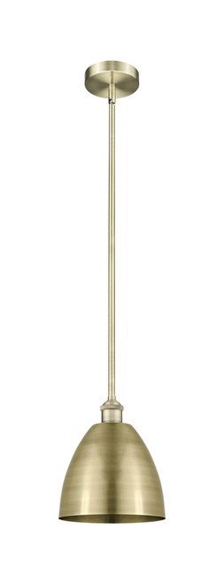 INNOVATIONS 616-1S-AB-MBD-9-AB Edison Dome 1 Light 9 inch Mini Pendant Antique Brass
