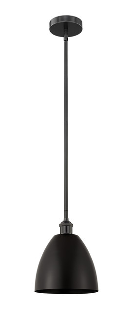INNOVATIONS 616-1S-BK-MBD-9-BK Edison Dome 1 Light 9 inch Mini Pendant Matte Black