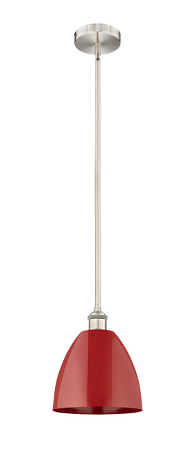 INNOVATIONS 616-1S-SN-MBD-9-RD Plymouth Dome 1 Light 9 inch Mini Pendant Brushed Satin Nickel