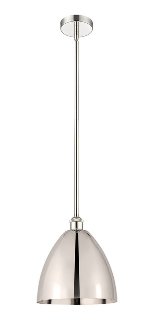 INNOVATIONS 616-1S-PN-MBD-12-PN Edison Dome 1 Light 12 inch Mini Pendant Polished Nickel