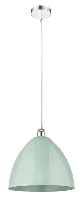 INNOVATIONS 616-1S-PC-MBD-16-SF Plymouth Dome 1 Light 16 inch Mini Pendant Polished Chrome