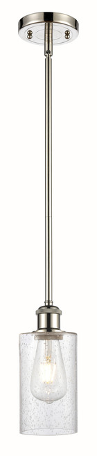 INNOVATIONS 516-1S-PN-G804 Clymer 1 3.875 inch Mini Pendant Polished Nickel