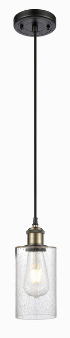 INNOVATIONS 516-1P-BAB-G804 Clymer 1 3.875 inch Mini Pendant Black Antique Brass