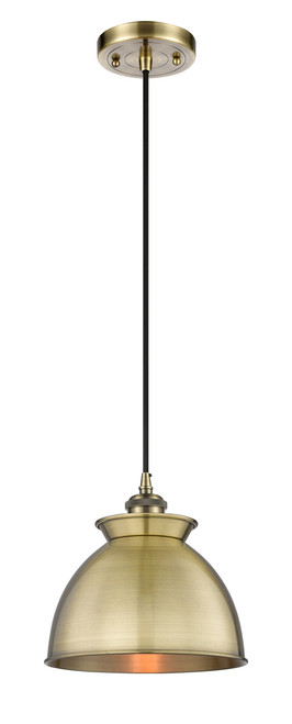 INNOVATIONS 516-1P-AB-M14-AB Adirondack 1 8.125 inch Mini Pendant Antique Brass