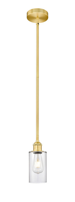 INNOVATIONS 616-1S-SG-G802 Clymer 1 Light 3.875 inch Mini Pendant Satin Gold
