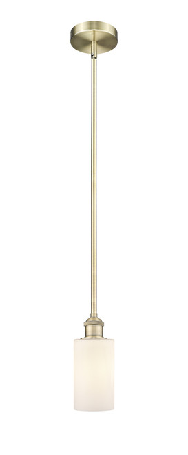 INNOVATIONS 616-1S-AB-G801 Clymer 1 Light 3.875 inch Mini Pendant Antique Brass