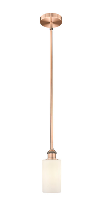 INNOVATIONS 616-1S-AC-G801 Clymer 1 Light 3.875 inch Mini Pendant Antique Copper