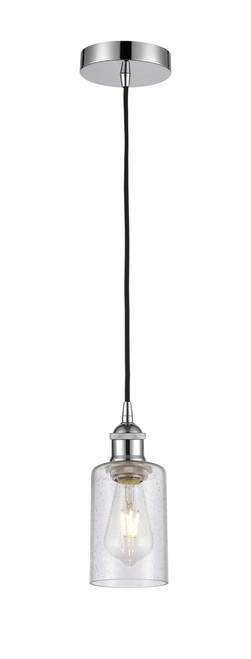 INNOVATIONS 616-1P-PC-G804 Clymer 1 3.875 inch Mini Pendant Polished Chrome
