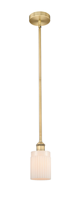 INNOVATIONS 616-1S-BB-G341 Hadley 1 Light 4.5 inch Mini Pendant Brushed Brass