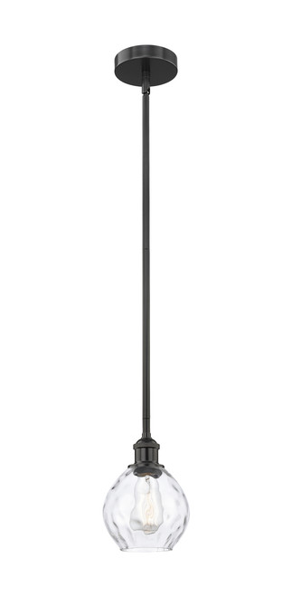 INNOVATIONS 616-1S-BK-G362 Waverly 1 Light 6 inch Mini Pendant Matte Black