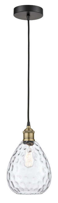 INNOVATIONS 616-1P-BAB-G372 Waverly 1 8 inch Mini Pendant Black Antique Brass