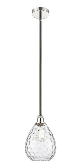INNOVATIONS 616-1S-PN-G372 Waverly 1 Light 8 inch Mini Pendant Polished Nickel