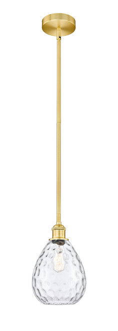 INNOVATIONS 616-1S-SG-G372 Waverly 1 Light 8 inch Mini Pendant Satin Gold