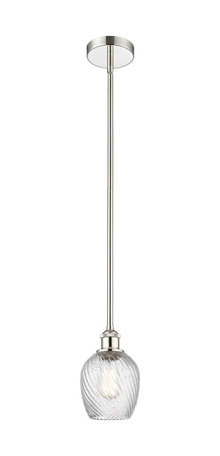 INNOVATIONS 616-1S-PN-G292 Salina 1 Light 5 inch Mini Pendant Polished Nickel