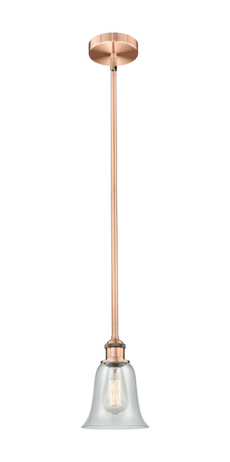 INNOVATIONS 616-1S-AC-G2812 Hanover 1 Light 6.25 inch Mini Pendant Antique Copper