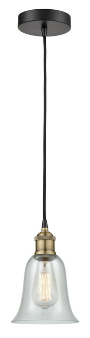 INNOVATIONS 616-1P-BAB-G2812 Hanover 1 6.25 inch Mini Pendant Black Antique Brass