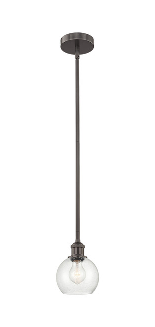 INNOVATIONS 616-1S-OB-G124-6 Athens 1 Light 6 inch Mini Pendant Oil Rubbed Bronze