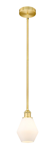 INNOVATIONS 616-1S-SG-G651-6 Cindyrella 1 Light 6 inch Mini Pendant Satin Gold