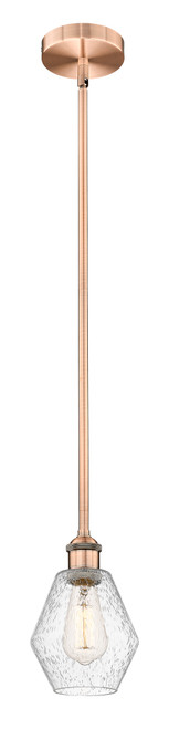INNOVATIONS 616-1S-AC-G654-6 Cindyrella 1 Light 6 inch Mini Pendant Antique Copper