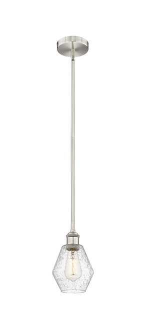 INNOVATIONS 616-1S-SN-G654-6 Cindyrella 1 Light 6 inch Mini Pendant Brushed Satin Nickel