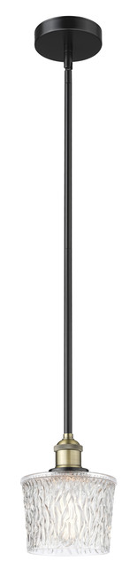 INNOVATIONS 616-1S-BAB-G402 Niagra 1 6.5 inch Mini Pendant Black Antique Brass