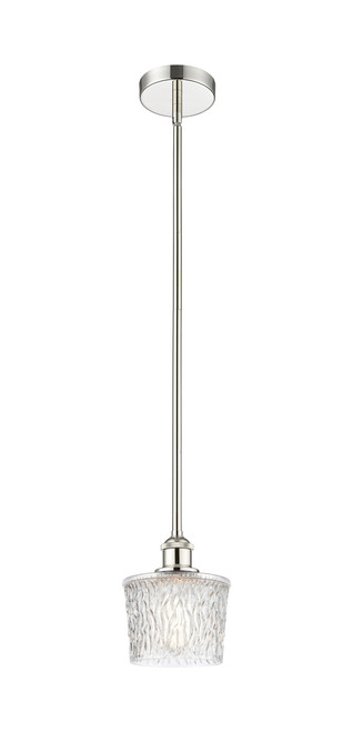 INNOVATIONS 616-1S-PN-G402 Niagra 1 Light 6.5 inch Mini Pendant Polished Nickel