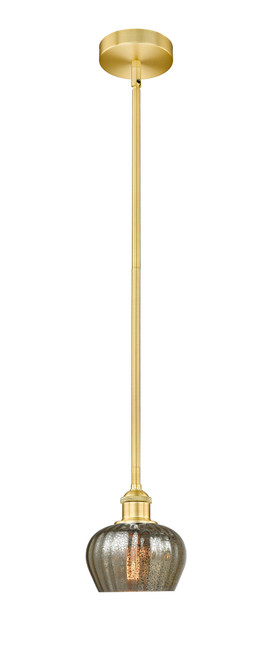 INNOVATIONS 616-1S-SG-G96 Fenton 1 Light 6.5 inch Mini Pendant Satin Gold